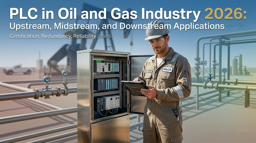 PLC in Oil and Gas Industry 2026: Upstream, Midstream, and Downstream Applications