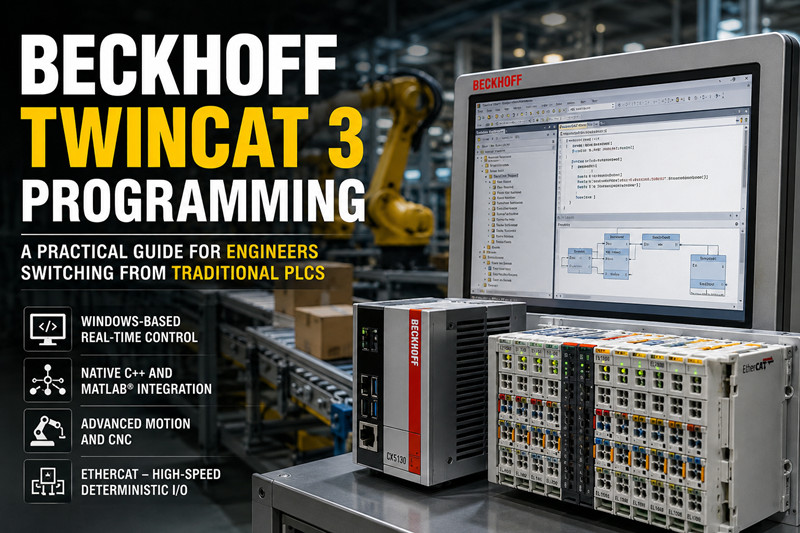 Программирование Beckhoff TwinCAT 3: практическое руководство для инженеров, переходящих с традиционных ПЛК.