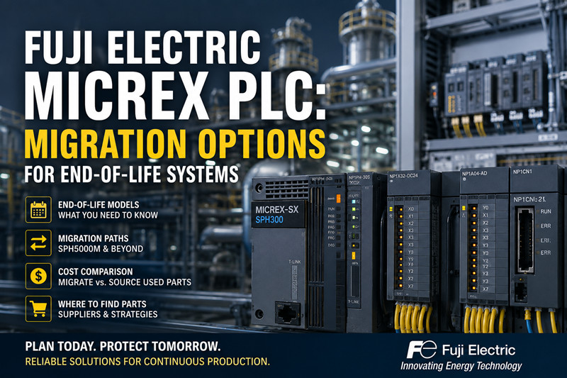 ПЛК Fuji Electric MICREX: Варианты миграции для систем, срок службы которых истек.