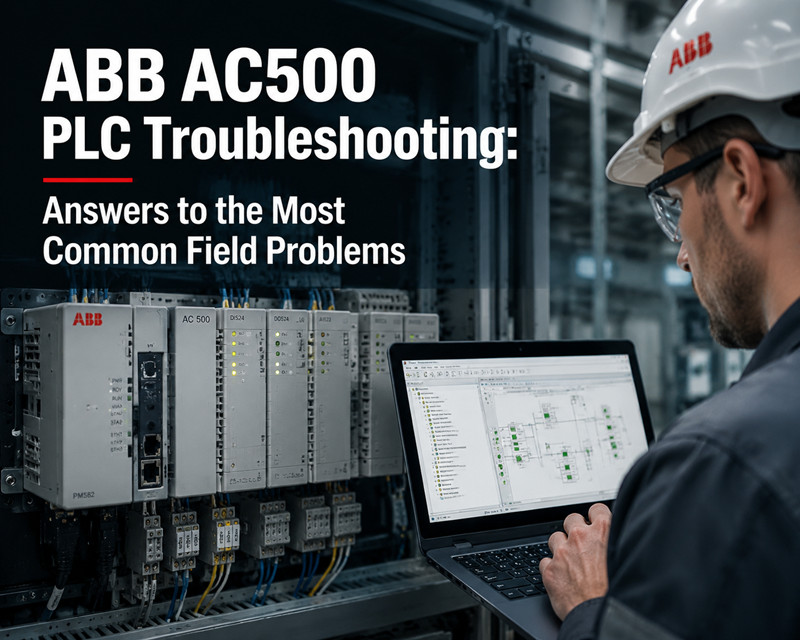 Поиск и устранение неисправностей ПЛК ABB AC500: ответы на наиболее распространенные вопросы, возникающие в полевых условиях.