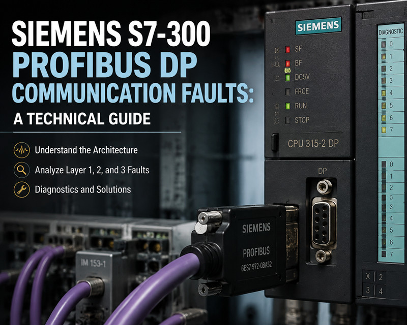 Технические руководства по устранению неполадок связи в Siemens S7-300 PROFIBUS DP